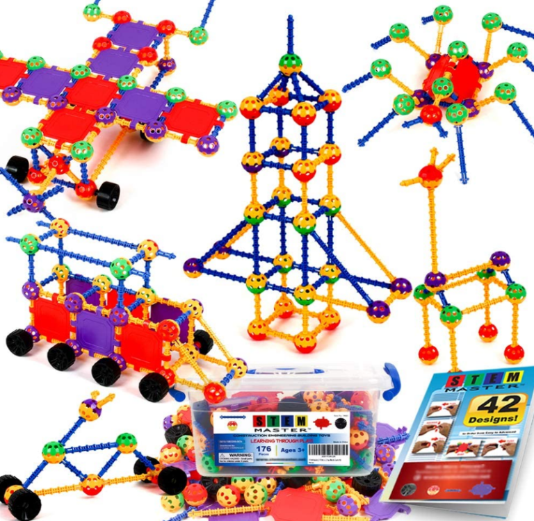 STEM Master 176 piece STEM learning educational construction building ... Building STEM Skills with Online Toy Purchases